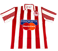 FC Olympiacos Piraeus Football Shirt Men's Vintage Soccer Jersey XL Retro 1996 picture