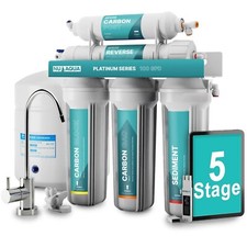NU Aqua 100GPD Under Sink Reverse Osmosis Water Filter System - 120 Day Trial picture