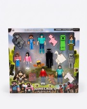 Minecraft Movie Action Figures 18 Pack - Complete Set Collect Them All - Steve C picture
