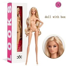 32cm Blonde Hair Nude Skin Fashion 12