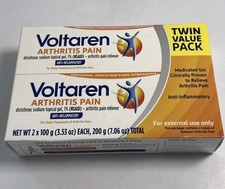 Voltaren Arthritis Pain Reliever Anti-Inflammatory Medicated Gel 2 Tub 100g Each picture