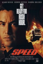 1994 Speed Movie Poster 11X17 Jack Traven Keanu Reeves Sandra Bullock 🚍🍿 picture