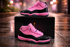 NEW Women's Jordan 11 Retro “Pink & Black” CT8012-500 Size US 5.5-11 picture