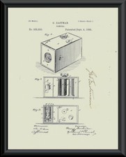 George Eastman Autograph Reprint of 1888 Camera On Fine Linen Paper P076 picture