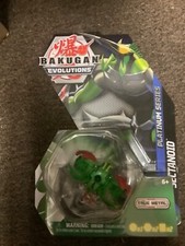 Bakugan Evolutions Platinum Sectanoid Green True Metal Action Figure picture