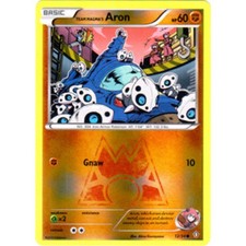 Team Magma's Aron - 12/34 - Common - Reverse Holo (Lp) Double Crisis - Fighting picture