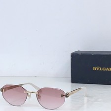 Bvlgari BV40059U Rimless Sunglasses Unisex Elegant Vibe 58‑15‑140 picture