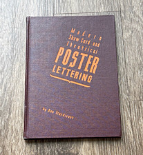 RARE Sturdivant Modern Show Card & Theatrical Poster Lettering Typography 1948 picture