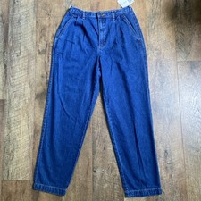 Vintage Liz Claiborne | NWT Blue Mom Jeans Pleated Front Pockets ‘10’ Measures28 picture