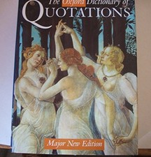 The Oxford Dictionary of Quotations - Hardcover By Knowles, Elizabeth - GOOD picture