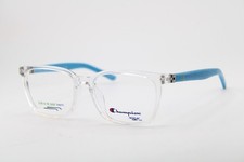 NEW CHAMPION STEAM C02 CLEAR BLUE GLOW IN THE DARK AUTHENTIC EYEGLASSES 50-16 picture