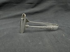 Antique 1912 William Hutton & Sons English Sterling Individual Asparagus Tongs picture
