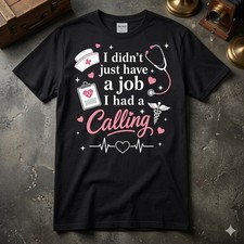 Best Nurse Life RN LPN Medical Scrubs Graphic T-Shirt picture