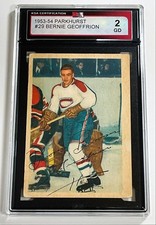 1953-54 Parkhurst Bernie Geoffrion KSA 2 Montreal Canadiens #29 picture