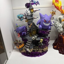 31cm Gengar Evolution Family Figure – Haunter & Gastly PVC Anime Statue W/B picture