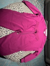 Moco Boutique Magenta Sweatshirt and Sweatpants Set Size Large (0495) picture