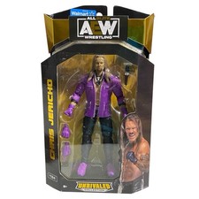 AEW Unrivaled Collection Chris Jericho Action Figure Boxed Alt Hands Mic picture