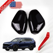 2PCS LH & RH Upper Mirror Cover Cap Gloss Black for Honda CR-V HR-V 2023-2025 picture