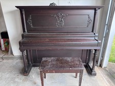 Antique Piano Chicago .Geo. P. Bent Chicago U.S.A. Crown Piano w/ Be serie 42357 picture