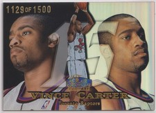 1998-99 Fleer Flair Showcase Vince Carter Row 1 Showpiece #25 SP /1500 Raptors picture