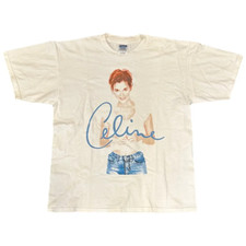 Vintage Celine Dion Falling Into You T-Shirt 1996 picture