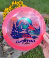Discraft Adam Hammes Outdoorsman Series Cryztal Raptor Triple Foil Wood Duck picture
