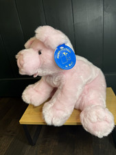 Purr-Fection by MJC Pink Pig Large Plush Stuffed Toy, “Maxie” picture