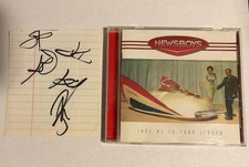 Newsboys Take Me To Your Leader CD 1996 Signed Autographed Note Pge Peter Furler picture