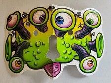 VTG 1991 Kid Cuisine Cardboard Monster Mask 'Googly' BJ's Silly Monstars picture
