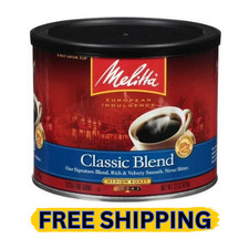 Melitta Classic Roast Caffeinated Canned Coffee, 22oz Can picture