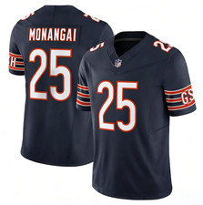 New Kyle Monangai #25 Men's Bears Player Jersey Size S-3XL picture