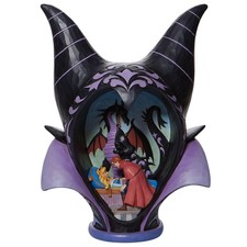 Enesco Disney Traditions Maleficent Headdress Scene Figurine picture