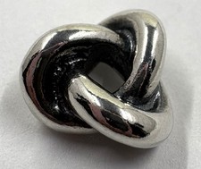 Trollbeads Trefoil Knot Sterling Silver 925 Bead One Tiny Ding (S198) picture