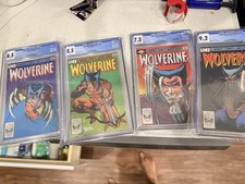 Wolverine #1-4 Complete Set 1982 CGC 7.5 8.5 9.2 8.5 First Prints Frank Miller picture