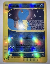 Squirtle 132/165 Expedition Base Set Reverse Holo Kyoko Nintendo Pokemon Card picture