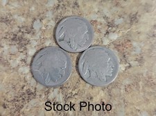 [Lot Of 3] DATELESS Buffalo Nickels Cull Random WPB Local Pickup Only picture