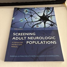 Screening Adult Neurologic Populations: A Step-By-Step Instruction Manual 3E picture
