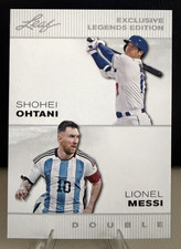 2023 Leaf Legends Edition - Shohei Ohtani & Lionel Messi - Double - #ELE-06 picture