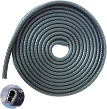 Edge Trim Black Flexible PVC U Channel Edge Protector Fits Edge 1/16 to 1/8 Inch picture