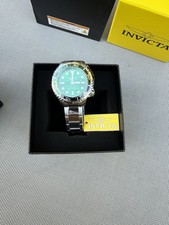 Invicta Pro Diver Silver 47220 Quartz 48Mm Green Dial Men's Watch NEW in Box picture
