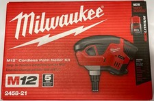 Milwaukee 2458-21 Cordless M12 Palm Nailer Kit New picture