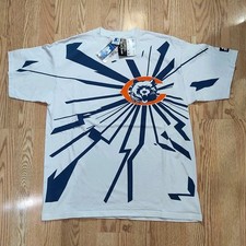 Vintage 90s Chicago Bears Starter Collision Shockwave Shirt NFL Mens XL NWT 1996 picture