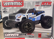 ARRMA 1/10 GRANITE MEGA 665 4X4 RTR Brushed RC Monster Truck Blue Hobby Grade picture