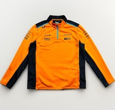 2023 McLaren Castore F1 Racing Team Midlayer Jacket Quarter Zip Orange Mens XL picture