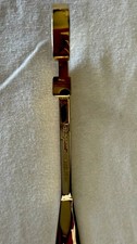 SALVATORE FERRAGAMO VINTAGE ITALIAN BRASS MODERN SHOE HORN SHOEHORN LIMITED ED picture