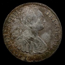 1794 Mo FM Mexico 8 Reales - VF picture