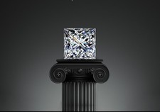 Natural 10 Ct White Princess Cut Diamond High Quality Loose Gem + Gift For Her picture
