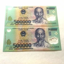 10,000,000 Vietnamese Dong  20x 500K in Authentic VND BankNotes  TEN MILLION VND picture