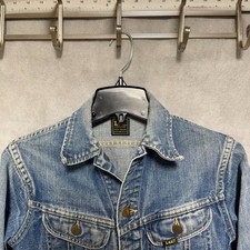 VTG Lee Jacket Women S Sanforized PATD-15343 Trucker Riders Union Made USA 60 70 picture
