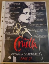 ORIGINAL EMMA STONE AUTOGRAPH  CRUELLA, FANTASTIC 8X12